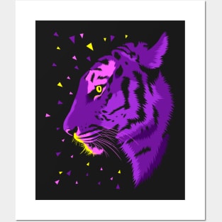 Psychedelic Tiger Posters and Art